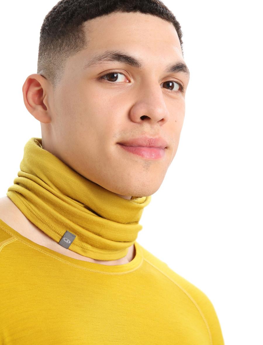 Echarpes Icebreaker Unisex Merino Flexi Chute Femme Doré | FR 1453LISH